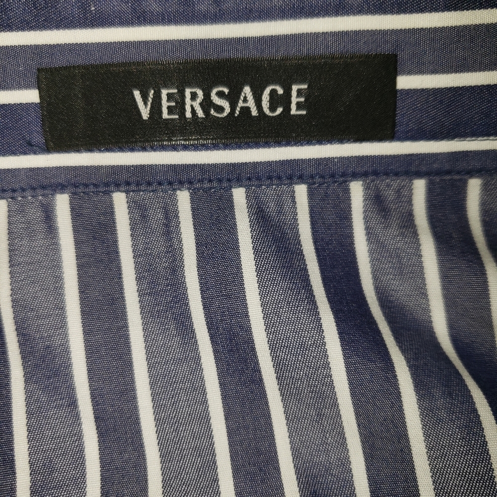 Gianni Versace Men's button up dress shirt size 4X or 58 - Picture 5 of 15